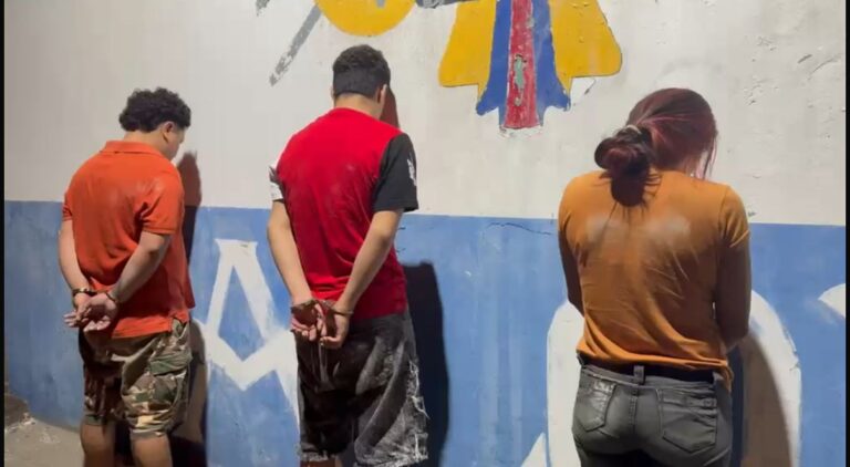 Desarticulamos red de extorsión y aprehendemos a tres implicados en el Oro
