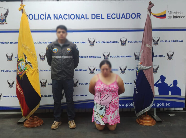 Policía Nacional aprehende a sospechosa del delito de extorsión contra un ciudadano de Ambato