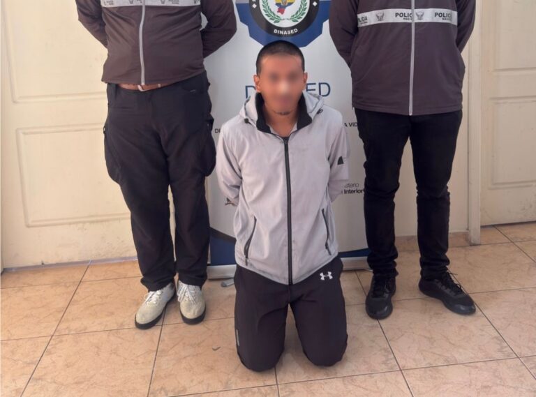 Capturado por el delito de asesinato en Imbabura