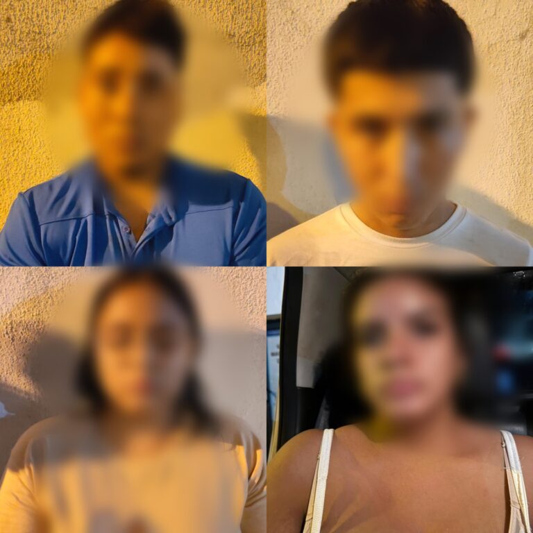 Cuatro ciudadanos aprehendidos por el delito de extorsión en Guayas