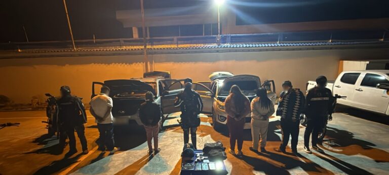 Capturamos a cinco implicados en asaltos y robos a mano armada en Quito