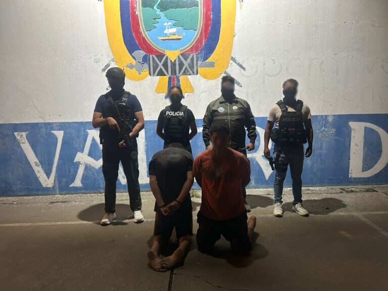 Aprehendimos a dos presuntos integrantes del grupo delictivo “Lobos Espejo” por extorsión