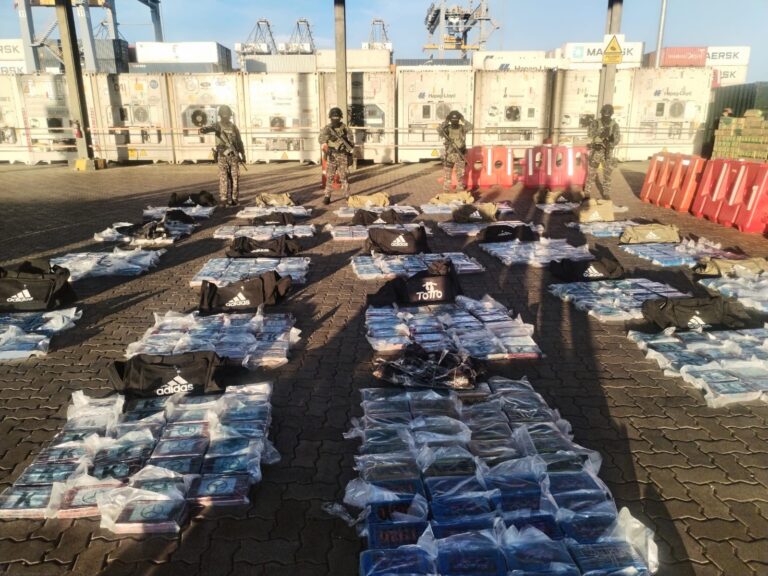 Golpe al narcotráfico en el puerto de Posorja: más de 600 bloques de droga ocultos en contenedor