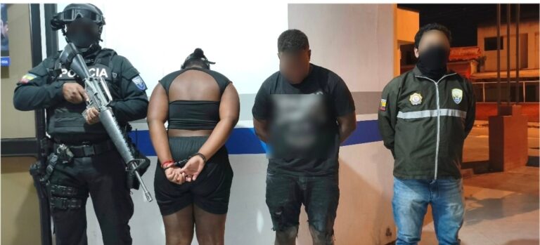Aprehendidos por presunta extorsión en Imbabura