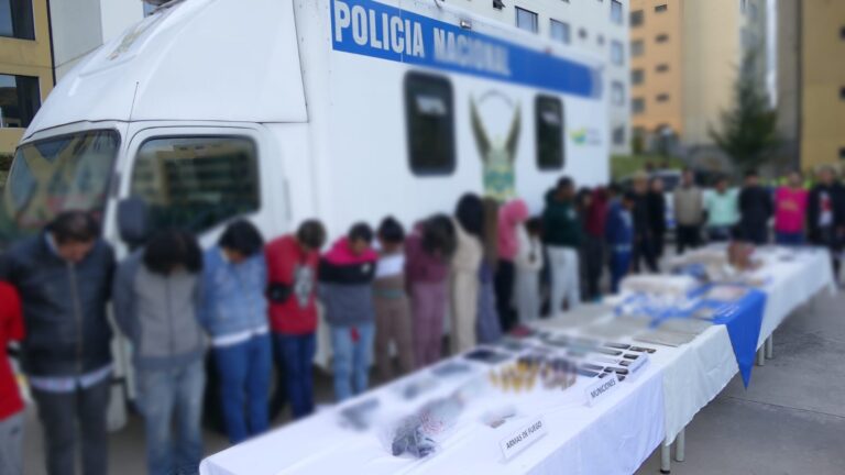 Operativo “Apolo 16”, ejecutado en el norte de Quito, permitió la aprehensión de 33 ciudadanos por varios delitos
