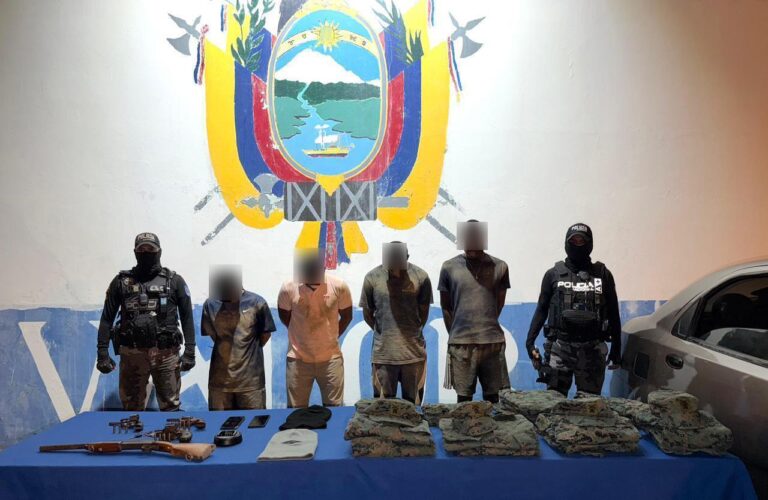 Acción operativa permite la aprehensión de presuntos miembros del GDO “Sao Box” por tenencia de armas