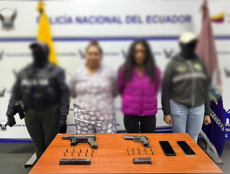 Aprehendidas dos integrantes de “Los Lobos” vinculadas a un ataque armado en Tungurahua