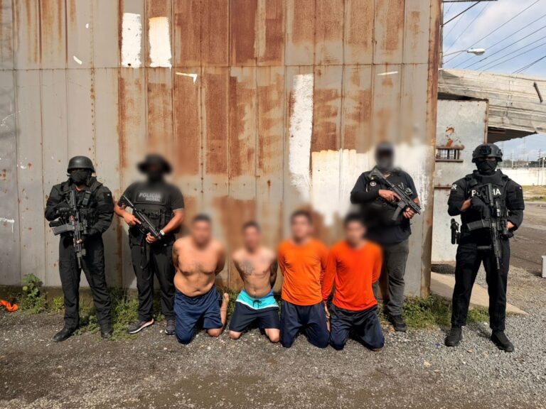 Operación «Libertad E-458» afecta presunta red de extorsión en Naranjito y Guayaquil