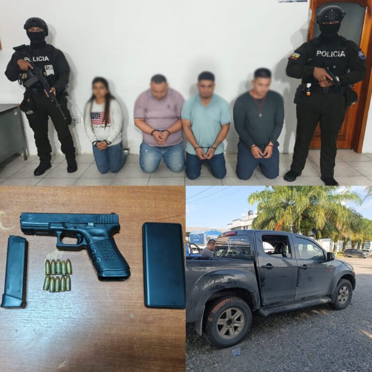 Operativo policial permite desarticular estructura delictiva vinculada a “Los Lobos” en Sucumbíos
