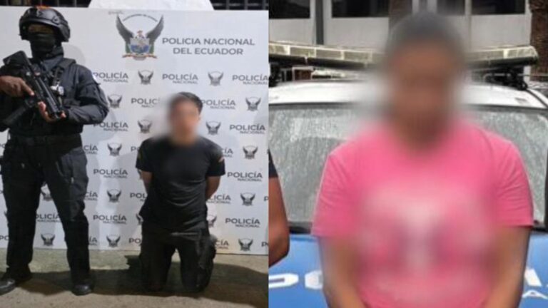 Dos presuntos implicados en secuestro extorsivo y extorsión fueron aprehendidos en Esmeraldas y Los Ríos