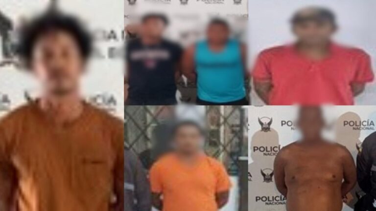 Contundente intervención policial deja detenidos, armas y vehículos recuperados en Atacames, Esmeraldas