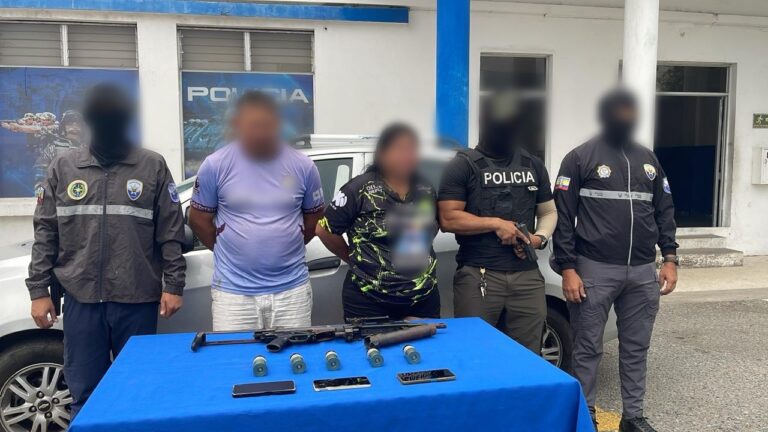 Policía Nacional desarticuló movilización de armamento pesado del GAO “SAO BOX” en la provincia de El Oro