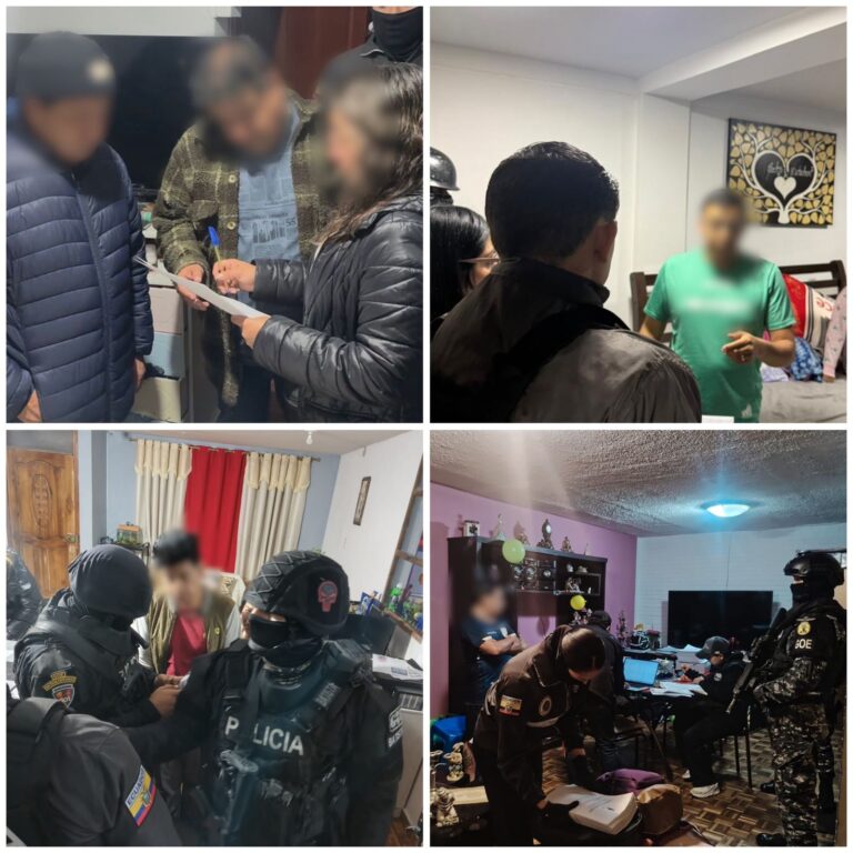 Golpe contundente a estructuras delictivas en la ciudad de Quito durante el Toque de Queda