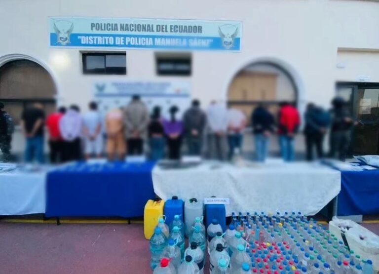 65 aprehendidos y 13 detenidos en la operación IAD ejecutada en Quito