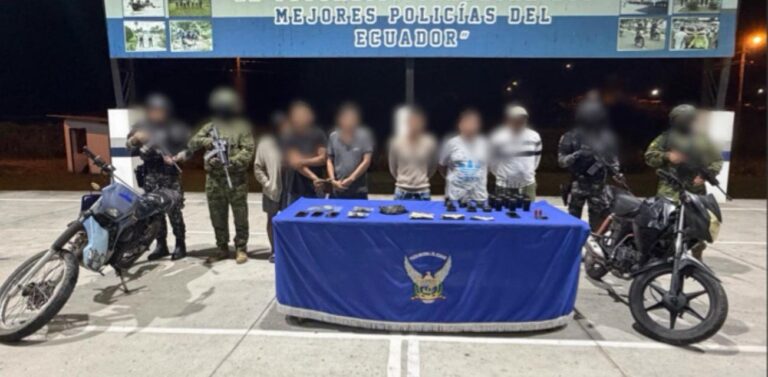 Operativo policial afecta actividades delictivas en Sucumbíos