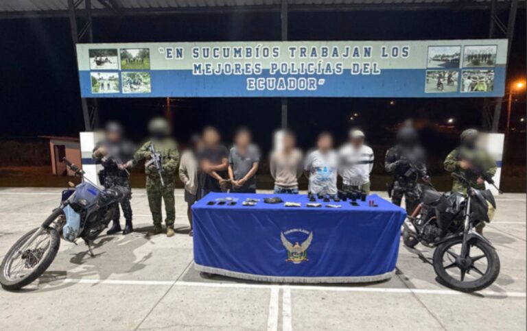 276 aprehendidos durante operativos de toque de queda en Sucumbíos