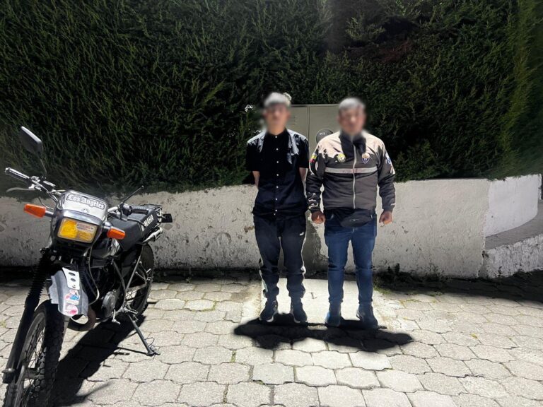 Aprehendido presunto integrante del GDO “Los Choneros” por porte ilegal de arma de fuego en Carchi