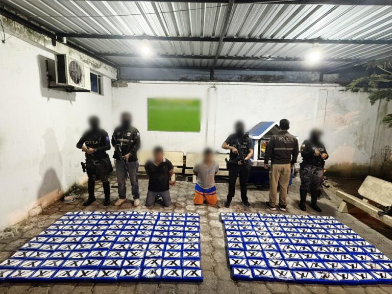 Operación “Diamante” permitió incautar más de 207 kilos de cocaína en Manabí