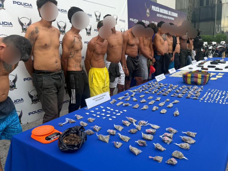 Operativo apolo 18 deja 15 aprehendidos por tráfico de armas, drogas, robo y extorsión
