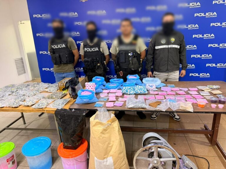 Policía Nacional desmantela laboratorio de drogas de los “Tiguerones” en Guayaquil