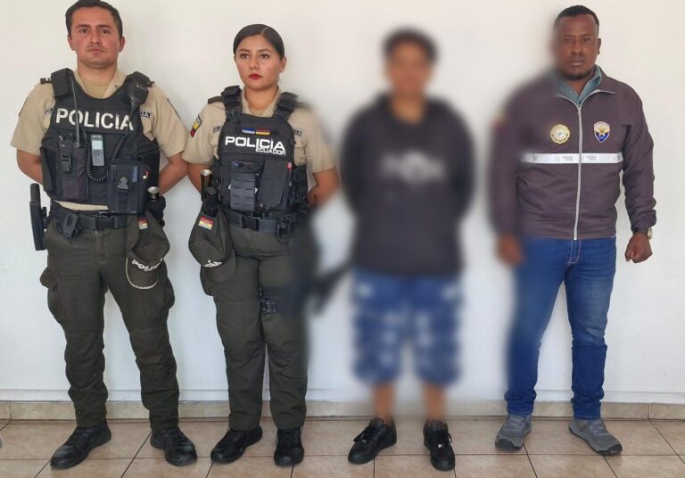 Aprehensión de una ciudadana por el presunto delito de asesinato en Rumiñahui