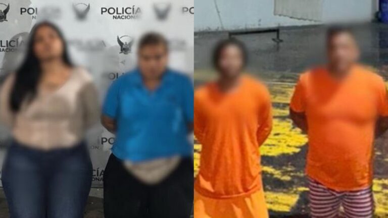 Aprehendimos a cuatro presuntos extorsionadores en Esmeraldas