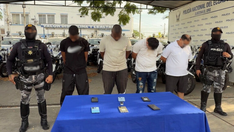 Evitamos un intento de secuestro y aprehendimos a cuatro ciudadanos en Machala