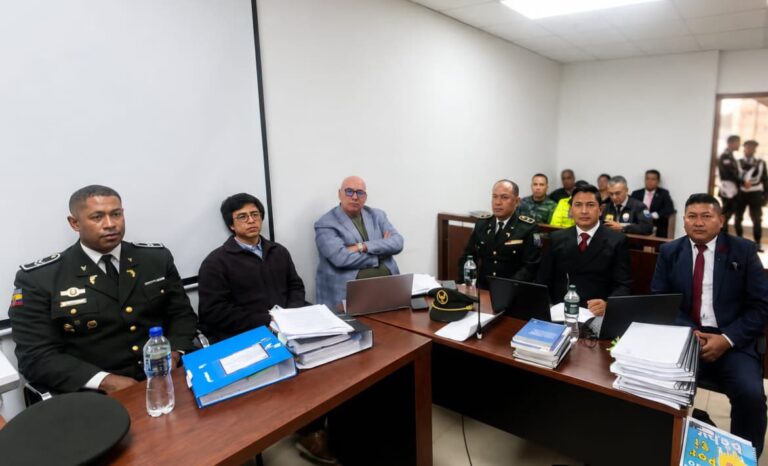 Policía Nacional ratificó respaldo jurídico e institucional a Diego Trujillo y Leonardo Montalvo, sentenciados a 17 años por un procedimiento en acto de servicio