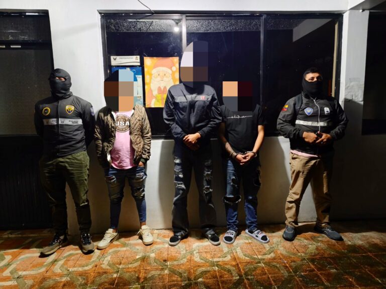 Policía desarticula presunta célula del GDO «Los Lobos» en Pastaza
