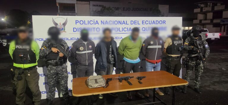 Operativo “Apolo 26” deja 36 aprehendidos y detenidos en Quito