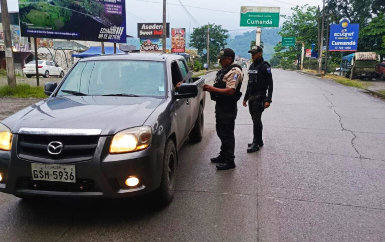 Policía logra resultados importantes mediante labores operativas en el Distrito Pallatanga-Cumandá, en Chimborazo