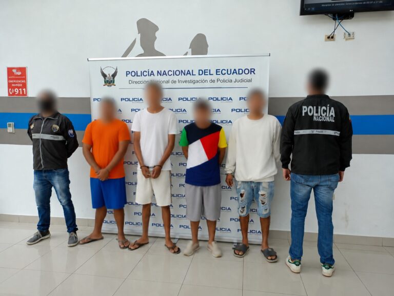 Policía Nacional afectó a estructura delictiva dedicada al robo a personas y motocicletas en Nueva Prosperina