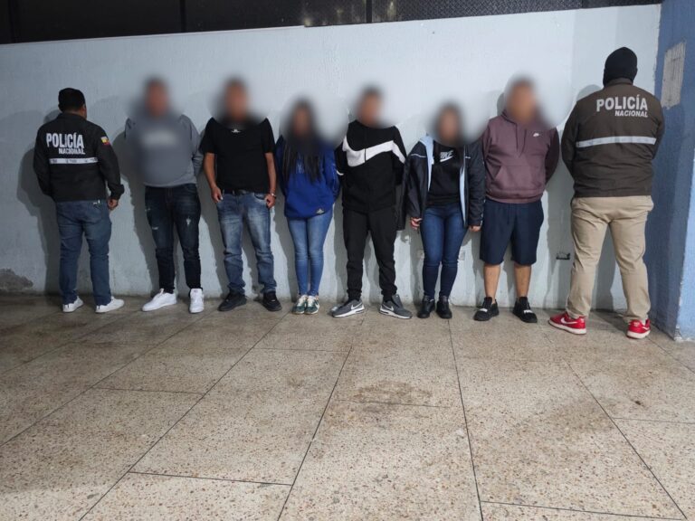 Policía desarticula presunta organización delictiva dedicada al delito de secuestro extorsivo en Ambato