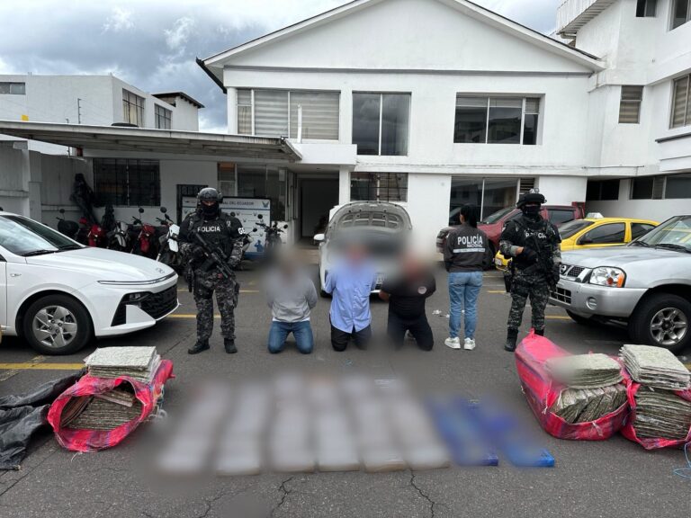 Afectamos a una estructura vinculada a “Los Lobos” dedicada al tráfico de drogas en Quito
