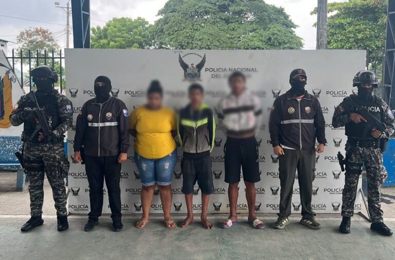 Tres presuntos implicados en el delito de asesinato fueron aprehendidos en Esmeraldas