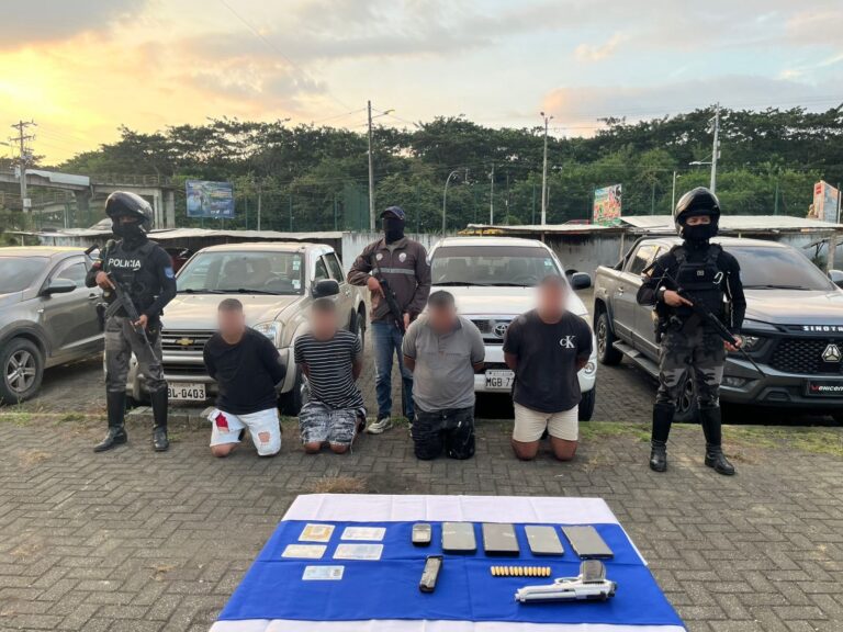 4 aprehendidos por secuestro, robo y extorsión