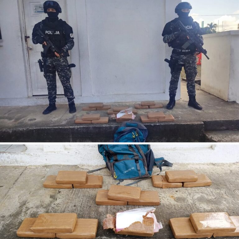 Decomisamos droga en patrullajes fronterizos ejecutados en San Lorenzo – Esmeraldas
