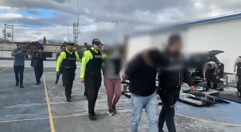 Trabajo articulado permitió desarticular una organización delictiva vinculada al robo a domicilios en Chimborazo