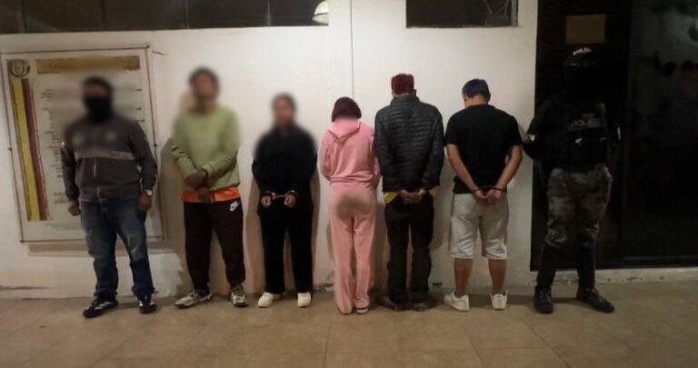 Cinco personas fueron aprehendidas por su presunta vinculación con un intento de fuga de un interno del Centro de Adolescentes Infractores (CAI) en Imbabura
