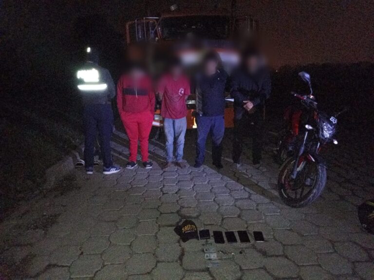 Aprehendimos en Santo Domingo a cuatro sujetos por el delito de sustracción ilegal de hidrocarburos