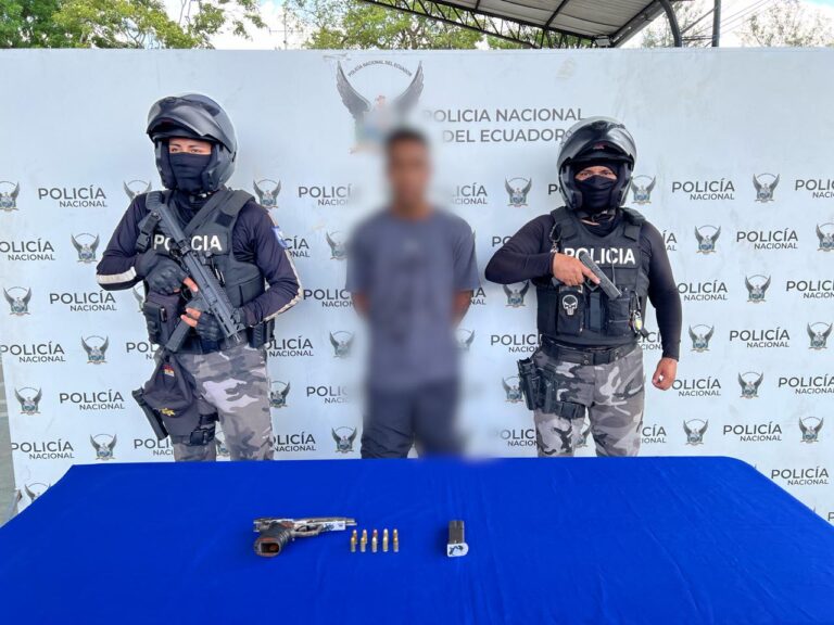Cae individuo de interés penal relevante en contundente operativo ejecutado en Esmeraldas