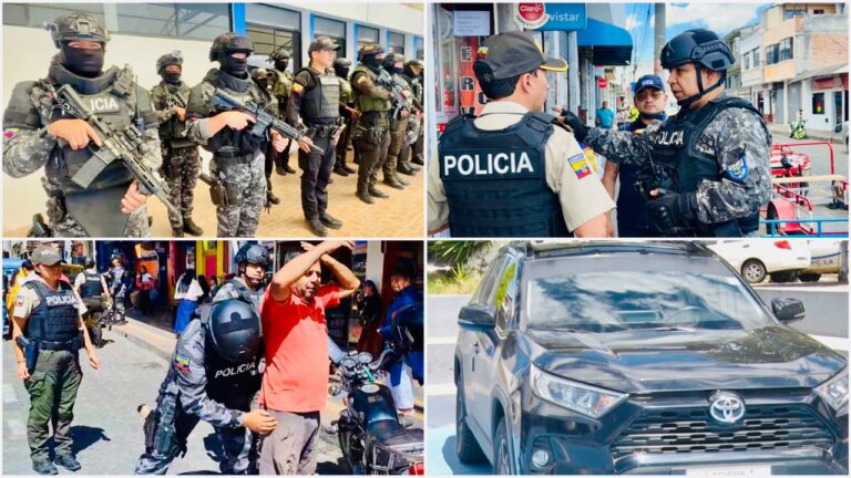 Operativo “Apolo 1” deja 13 aprehendidos e importantes indicios en Imbabura