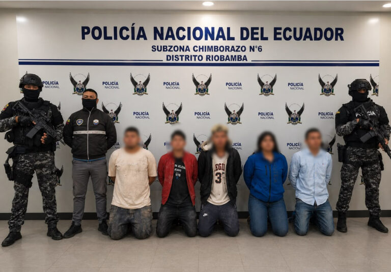 Policía Nacional desarticula en Chimborazo presunta red de microtráfico y decomisa 29 kilogramos de marihuana