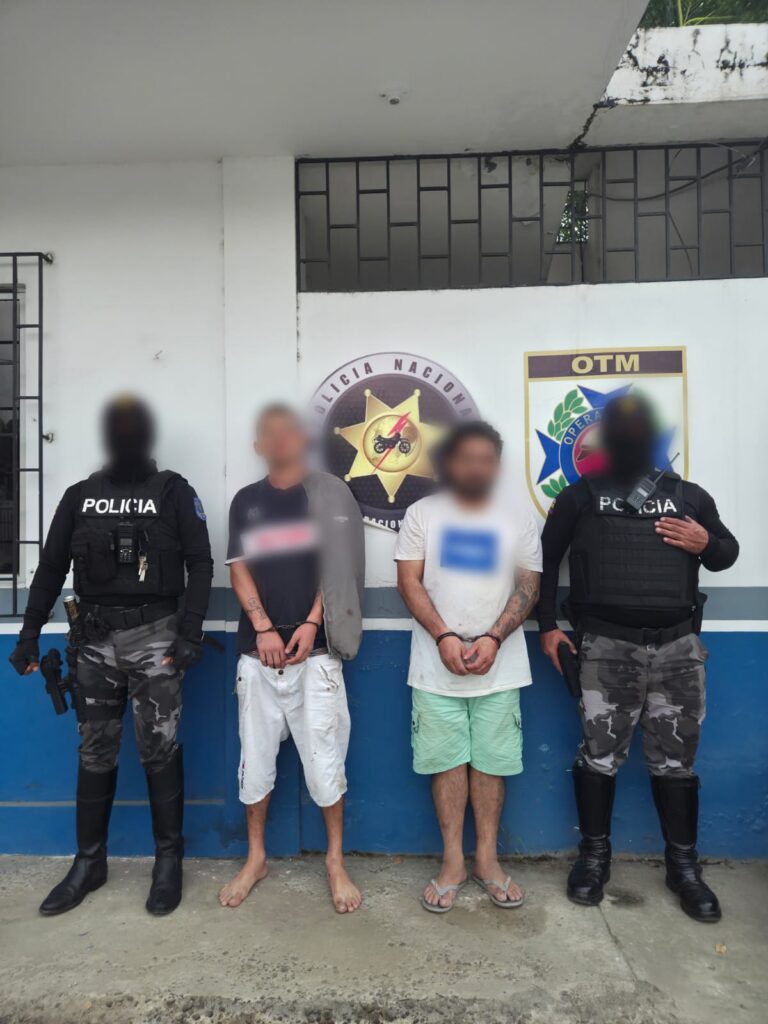 Aprehendimos a tres presuntos implicados en un secuestro en Manabí