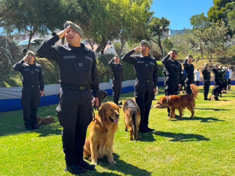 Policía Nacional fortalece sus capacidades operativas con la clausura del XXVII Curso de Entrenamiento de Guías y Adiestramiento de Canes para la detección de drogas