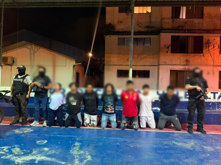 Capturamos a siete integrantes de una organización vinculada al delito de extorsión en Tena