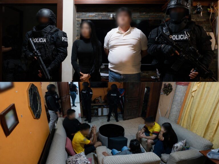 Seis aprehendidos durante una operación contra una presunta red de lavado de activos vinculada a la minería irregular