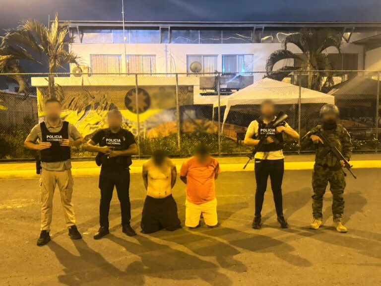 Aprehendimos a dos extorsionados en el CPL de Guayaquil