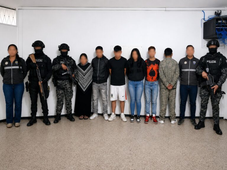 Seis presuntos implicados en robos bajo modalidad arranche fueron aprehendidos en Tungurahua