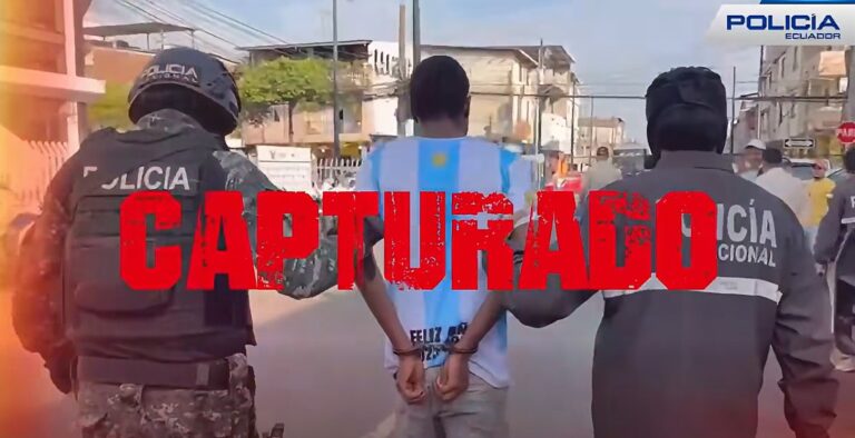 Policía capturó a presunto autor de muertes violentas en Los Ríos